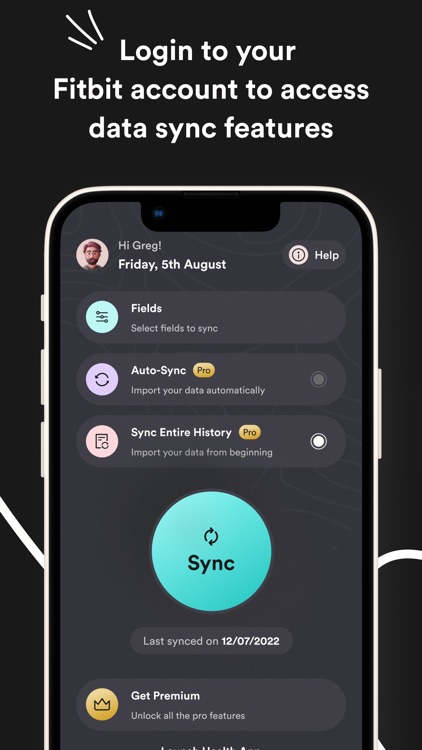 Sync for FitBit Health