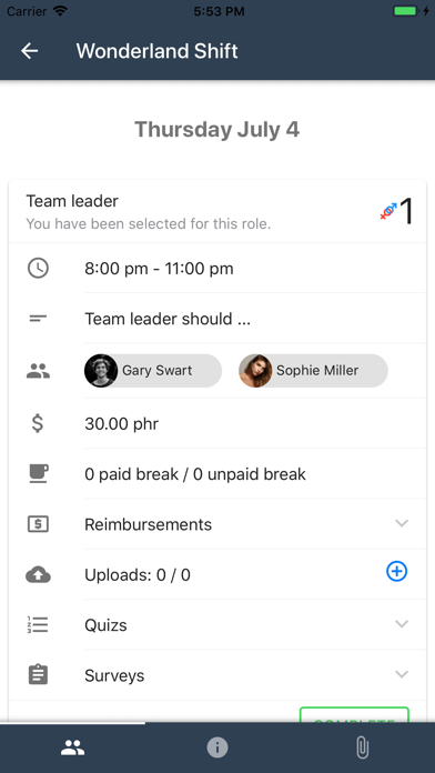 Staff Ready Screenshot