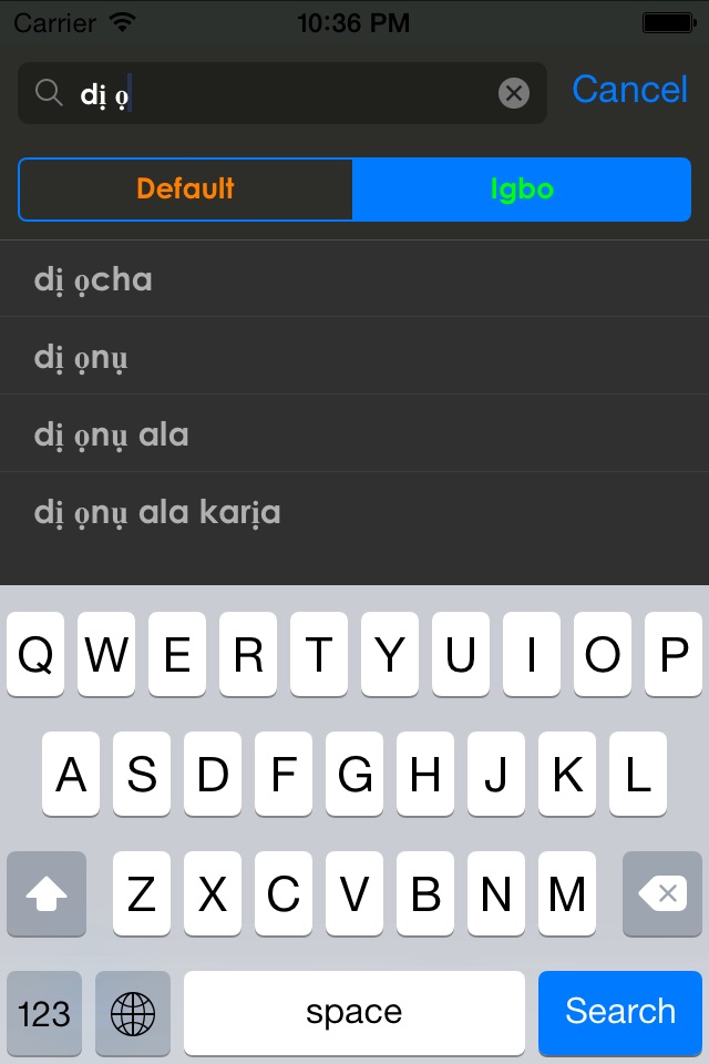 Igbo Dictionary screenshot 2