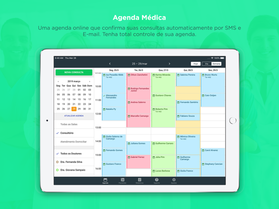 Doutore - Prontuário e Agenda iPad screenshot 2 - Medical app