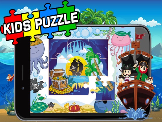 Screenshot #6 pour Fun Pirates Jigsaw Puzzles Educational Kids Games