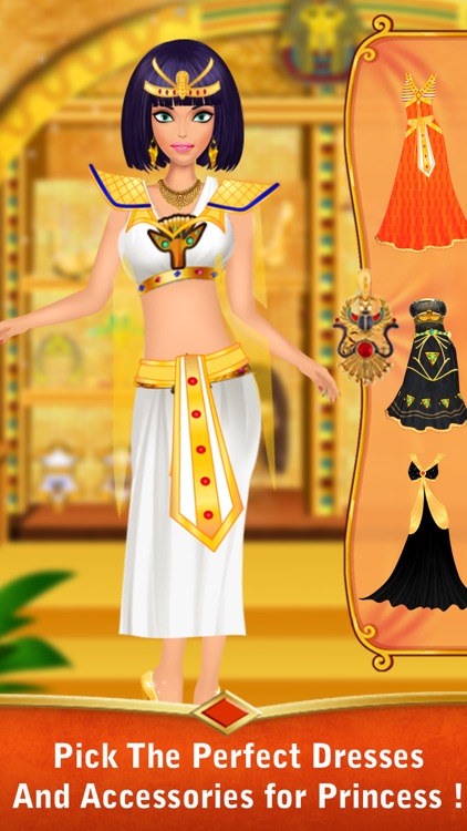 Egypt Princess Makeover - Salon & Dressup Game