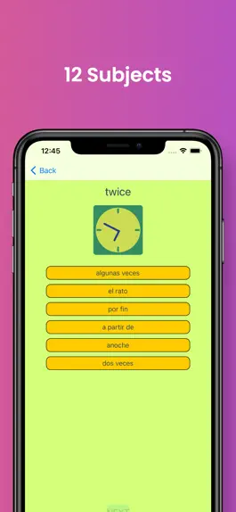Game screenshot Spanish 4K Language Quiz apk