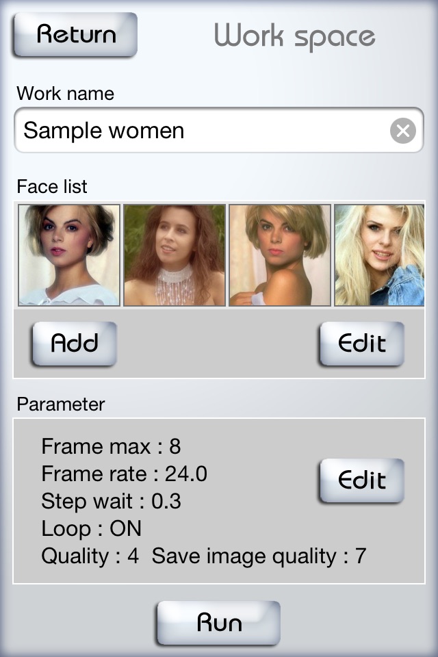 FaceMorph - face morphing screenshot 2