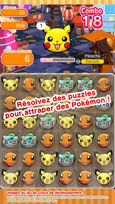 Screenshot #2 pour Pokémon Shuffle Mobile