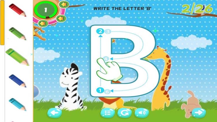 ABC Writing Letter - Practice for Preschool Game