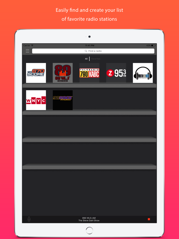 Screenshot #5 pour USA Radios : the best of the United States radio