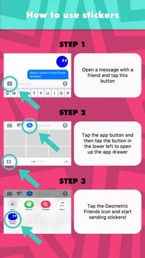 Geometric Friends stickers by IAOEU(圖2)-速報App