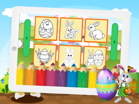 イースター eggstravaganza そしてウサギ、着色ために子供たち 、着色アプリのおすすめ画像2