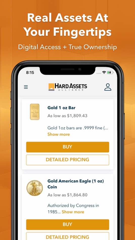 #3. Hard Assets Alliance (iOS) 由: GBI, LLC