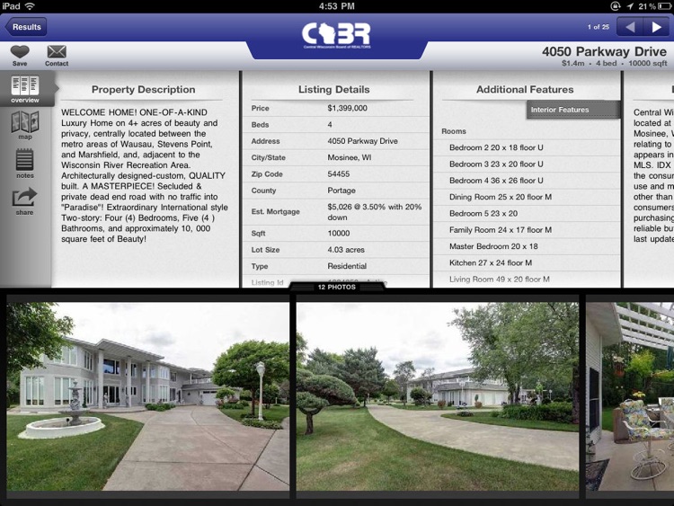 CWBR Mobile Real Estate for iPad