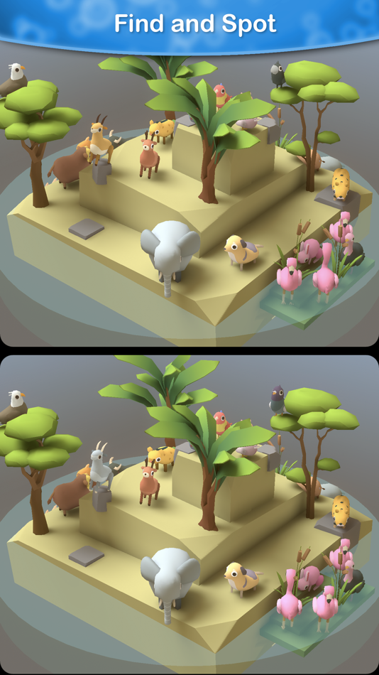 #3. Differences 3D (iOS) 由: ALIAKSEI MAS