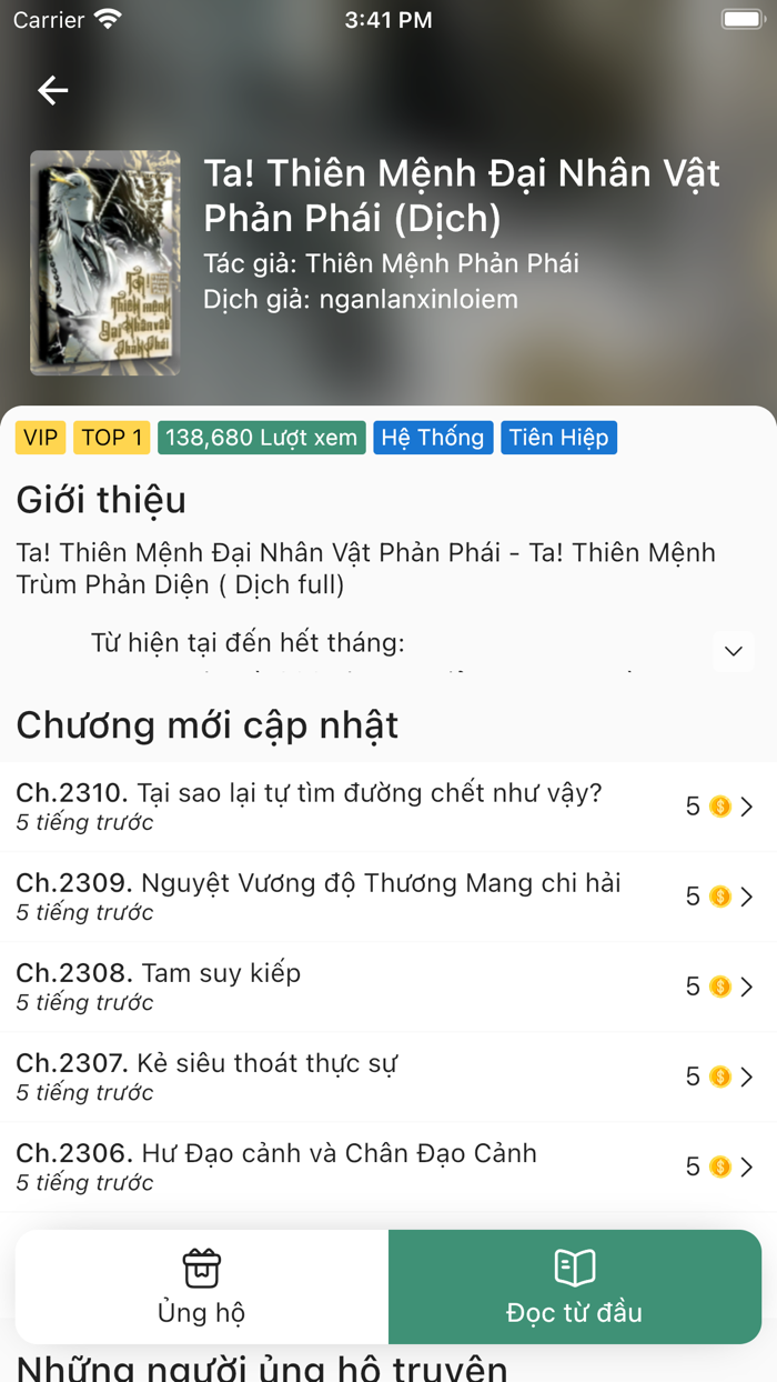 Tiên Vực - Đọc truyện Online