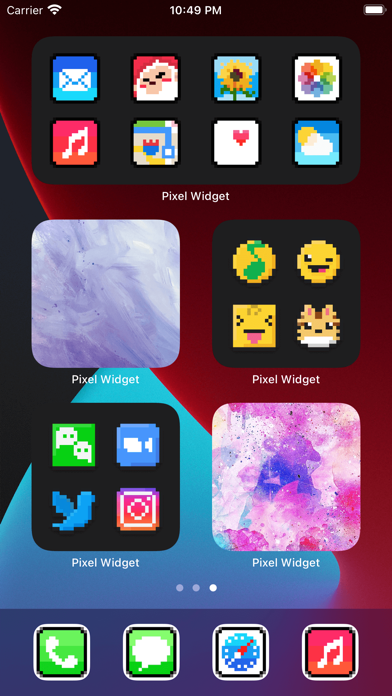 Pixel Widget Screenshot