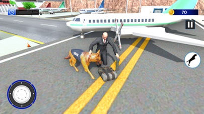 Police Dog Airport Criminal Chase 3D screenshot 1