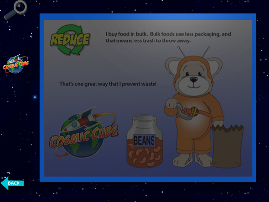 Cosmic Cubs ECO Puzzles iPad screenshot