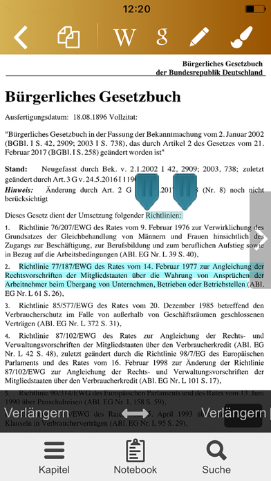 Screenshot #3 pour BGB - Bürgerliches Gesetzbuch