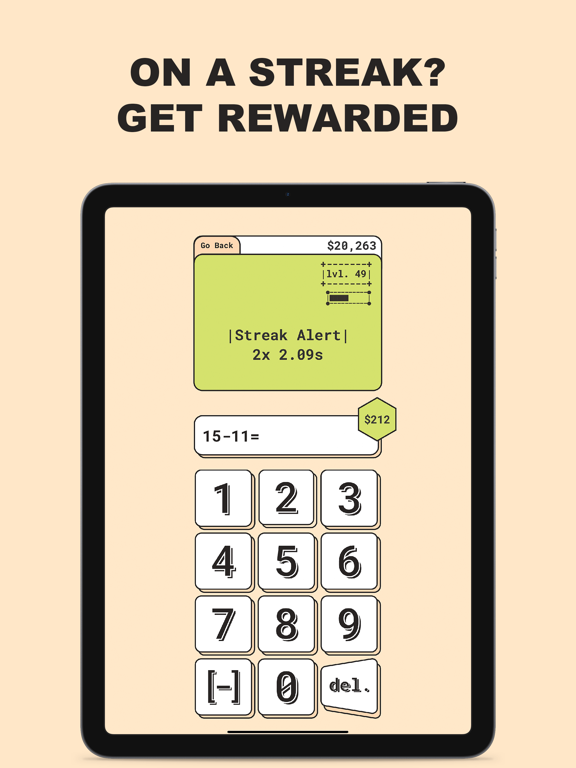 One By One - Math Game iPad screenshot 2 - Education app