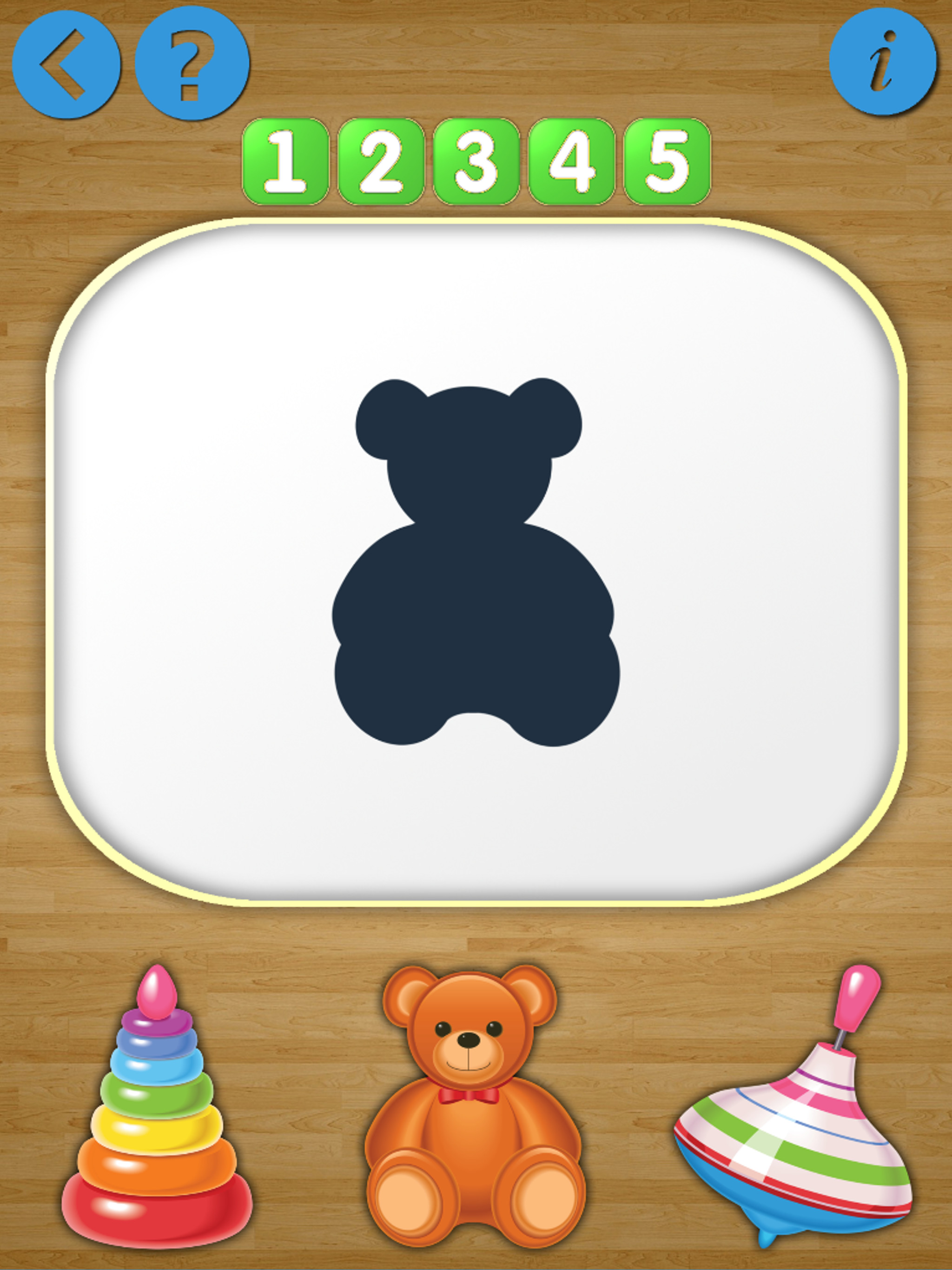 The shadow puzzles Toys. Educational games