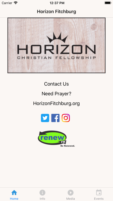 Horizon Fitchburg Screenshot