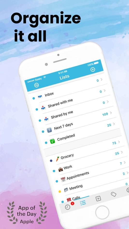 #1. GoTodo: To Do List & Planner (iOS) 由: WonderBoy Media