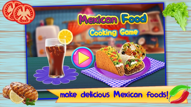 Mexican Food Chef-Make Taco, Burrito & Tortilla(圖1)-速報App