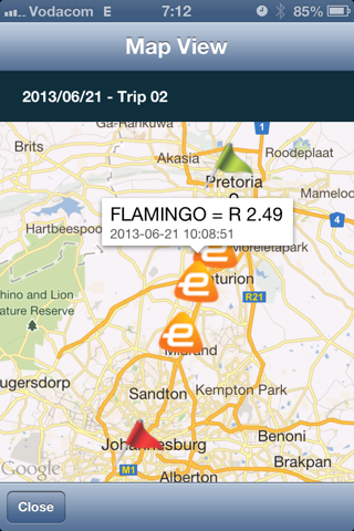 Toll Track SA screenshot 3