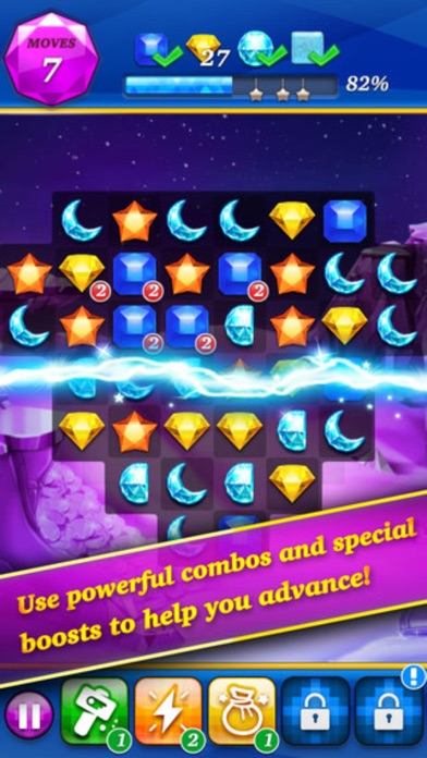 Jewel Story - 3 match puzzle candy fever gameのおすすめ画像5