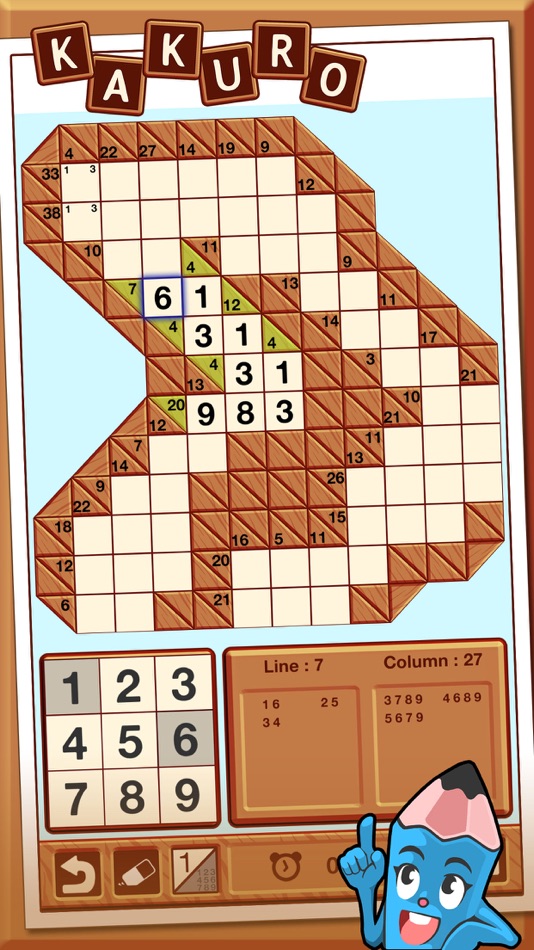 #3. Kakuro MM (iOS) di: Magma Mobile