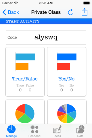 clickest - audience / classroom response system screenshot 2