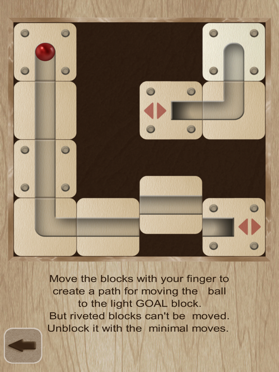 Roll the labyrinth portal ball iPad screenshot