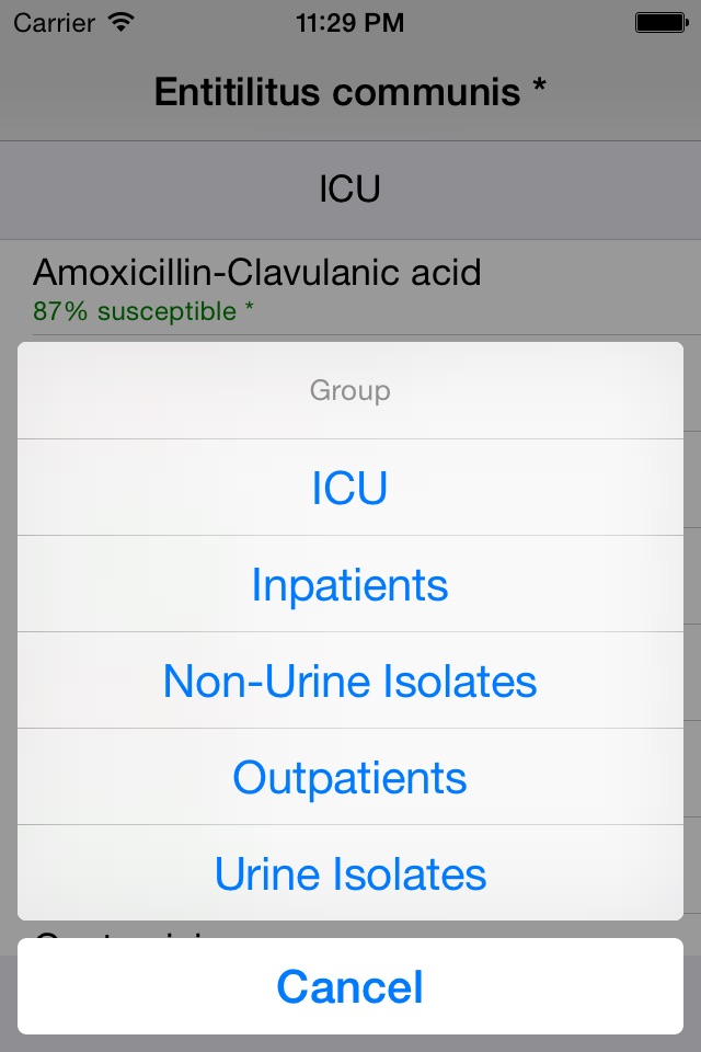 iPhone screenshot