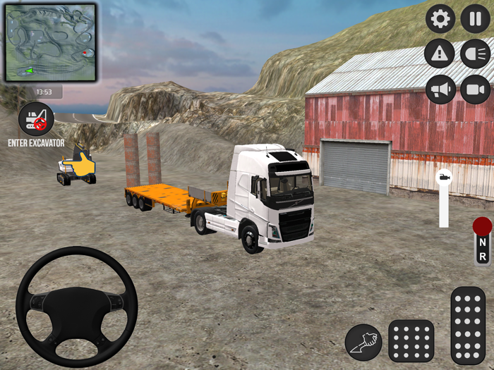 Truck Excavator Simulator pro