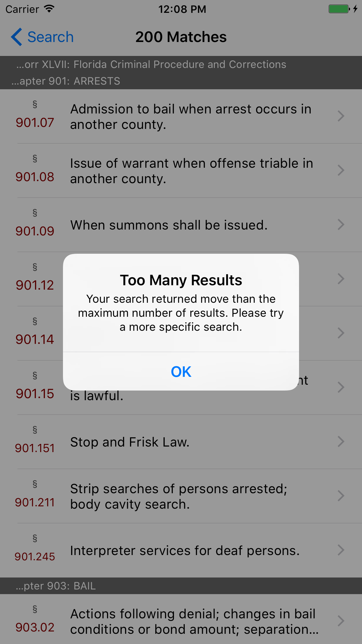 Florida Criminal Procedure and C. Code (LawStack)