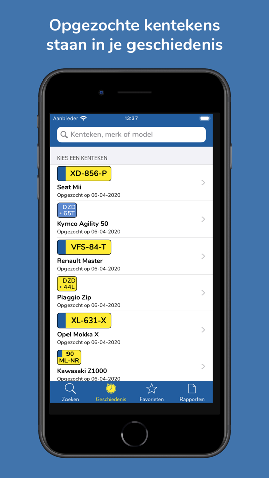 #4. Kenteken Check (iOS) 由: Voertuigexpert B.V.