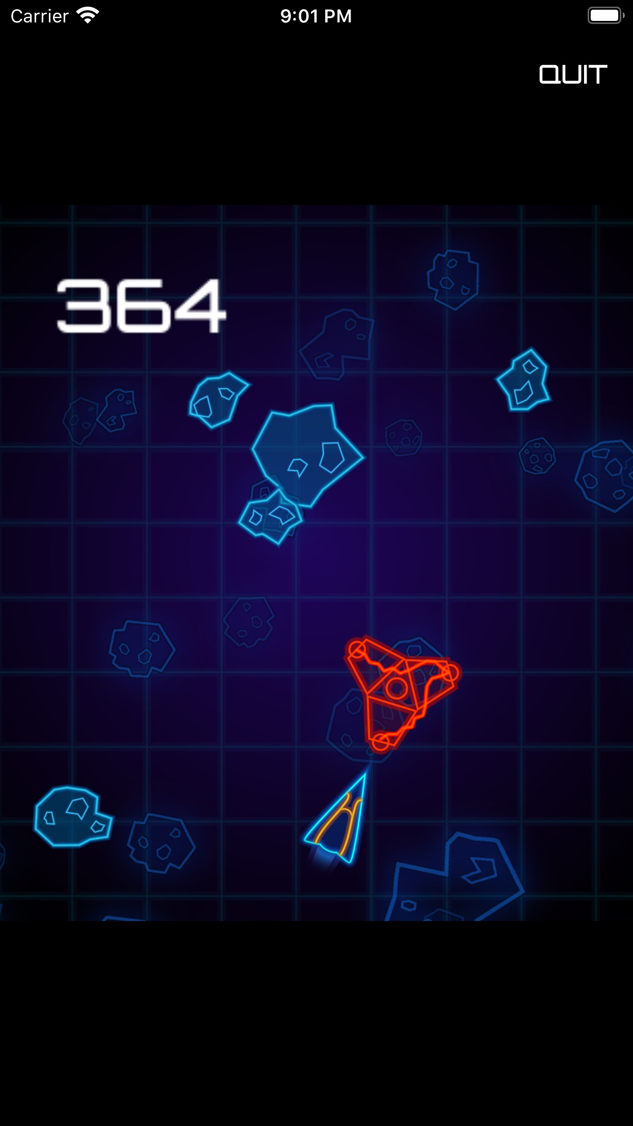 Screenshot do app Asteroid Commando