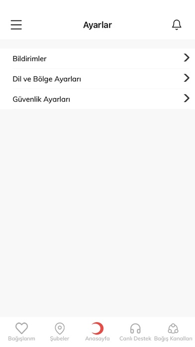 Türk Kızılay Mobil Screenshot