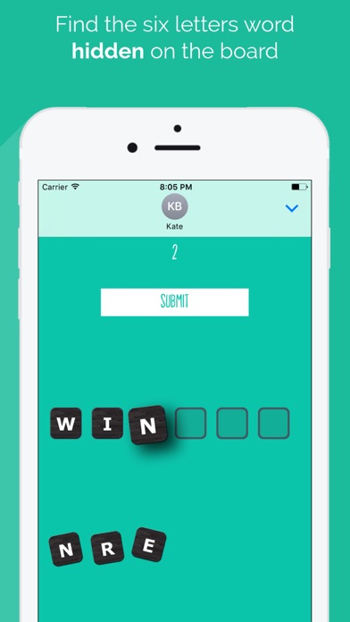 Screenshot #1 pour Anagram Free — with Game Extension for iMessage