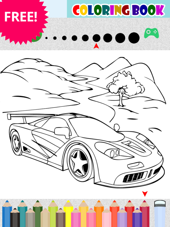 Screenshot #6 pour Coloriage Super Cars Pour les enfants