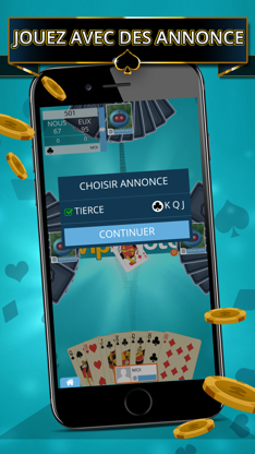 Belote Offline - Single Player screenshot 4
