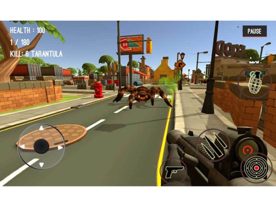Spider Hunter Amazing City 3D iPad screenshot 4 - Games app