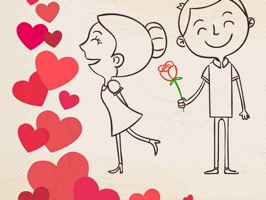 Colourful Love stickers just for you