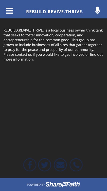 REBUILD.REVIVE.THRIVE.