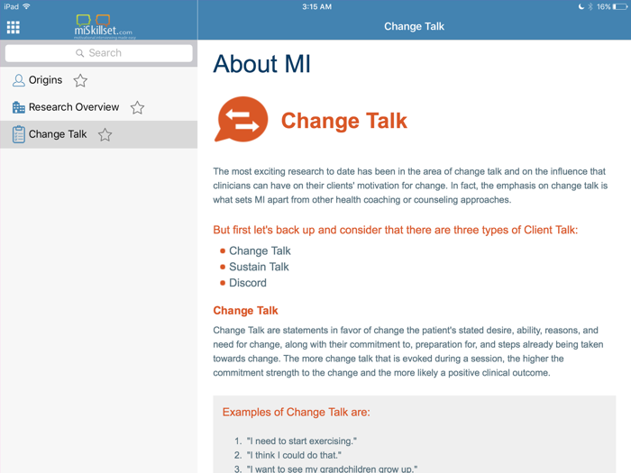 Motivational Interviewing Skills for Health Care