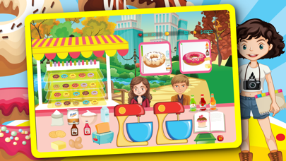 Screenshot #3 pour Donut Maker Shop Jeu de cuisine pour enfants