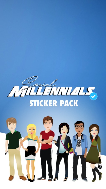 Social Millennial Stickers
