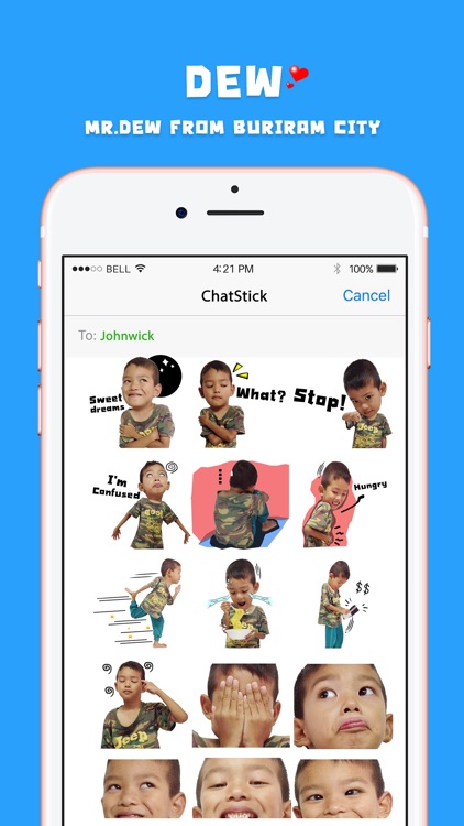 DEW Stickers for iMessage