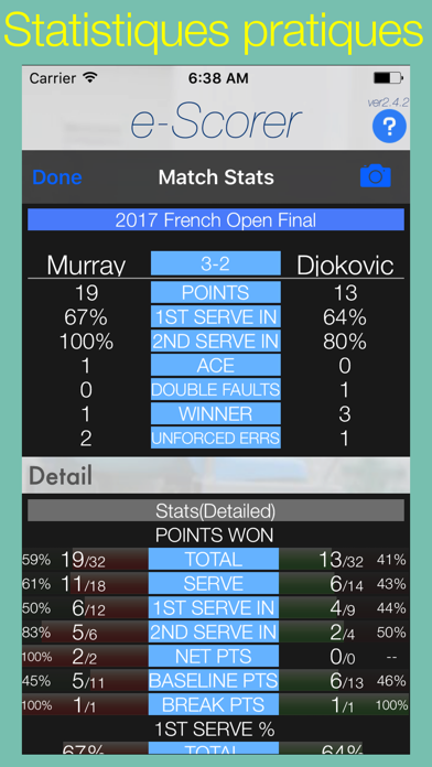 Screenshot #3 pour e-Scorer