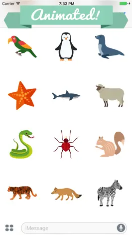 Game screenshot Animated Animal Stickers mod apk
