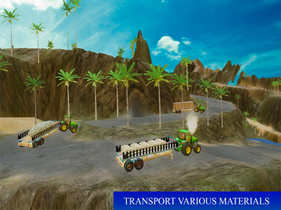 Off-road Tractor Driving Sim3D iPad screenshot